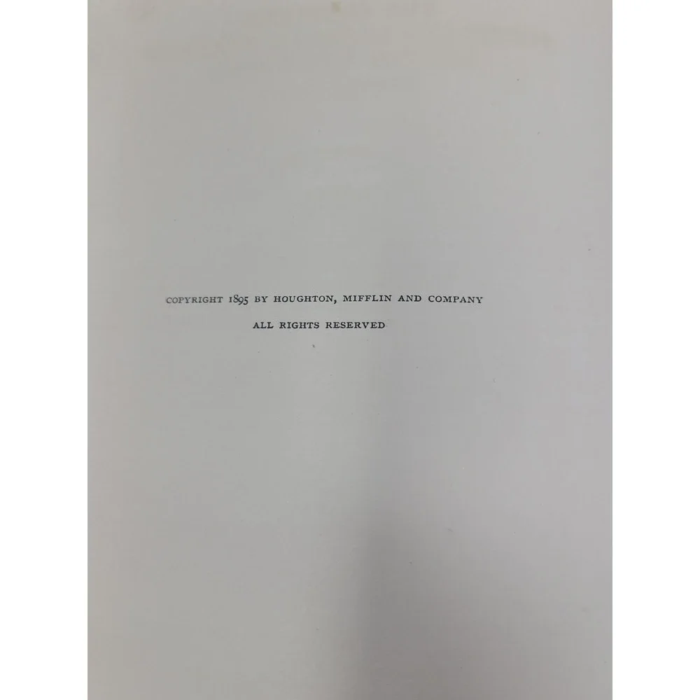 1895 - Browning's Complete Poetical Works - Cambridge Edition - Robert Browning